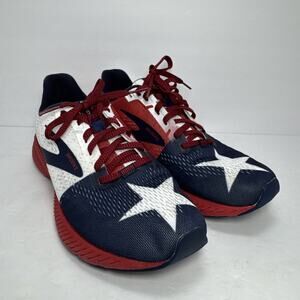 Brooks Launch 8 Womens Sz 9 Texas Star Flag USA Running Shoes 1203451B621